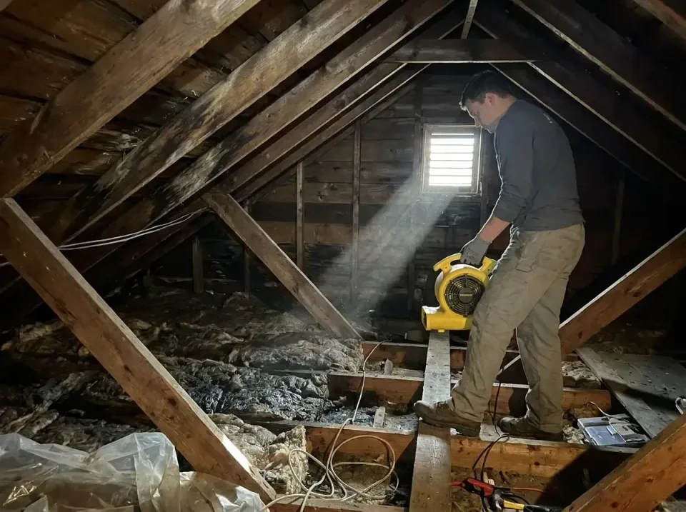 attic-water-damage-drying-proc-007 — frequently asked questions, Emergency Water Extraction & 24/7 Flood Response in St. Pet…